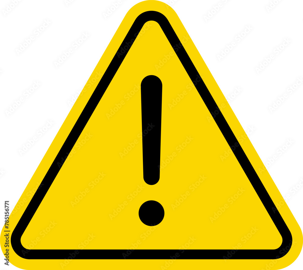 Yellow Warning Dangerous attention icon, danger symbol, Warning triangle icon. Yellow caution warn in png. Warning sign with exclamation mark vector. Yellow Warning Dangerous attention icon, danger symbol, Warning triangle icon. Yellow caution warn in png. Warning sign with exclamation mark vector.