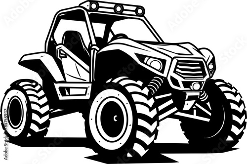 UTV Trail Master Emblematic Logo for Terrain Conquerors Terrain Tamer UTV Emblem Symbolizing Adventure