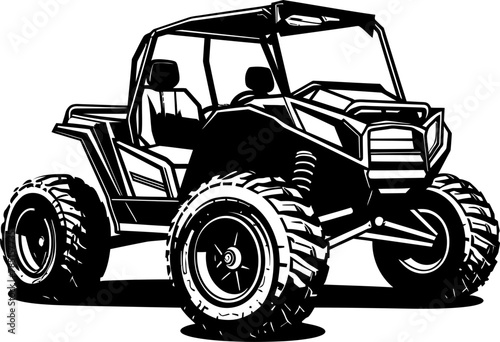 Trail Maverick Off Road Vehicle Emblem Wilderness Warrior UTV Logo Design