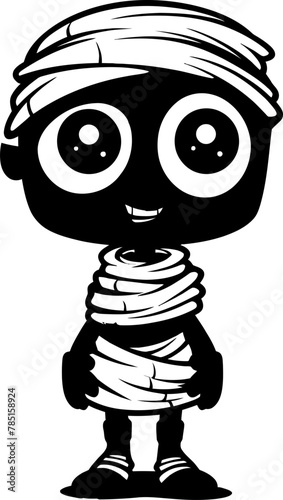 Ancient Adorableness Vintage Mummy Icon Retro Rot Romance Cute Creepy Mummy Symbol
