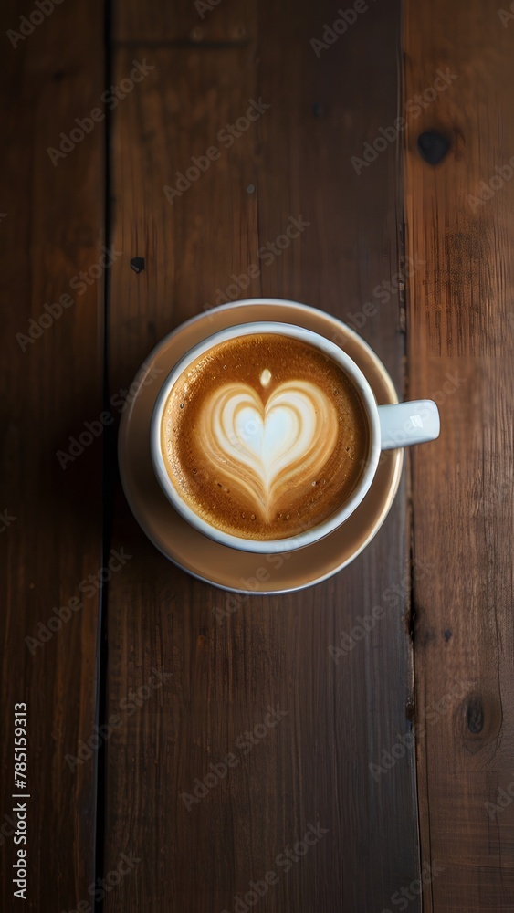 cup of coffee with cinnamon, ai generated cup of coffee with cinnamon, ai generated