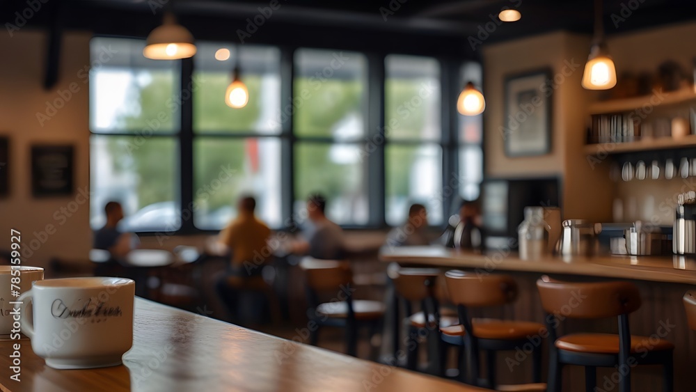 cafe in the morning, ai generated cafe in the morning, ai generated