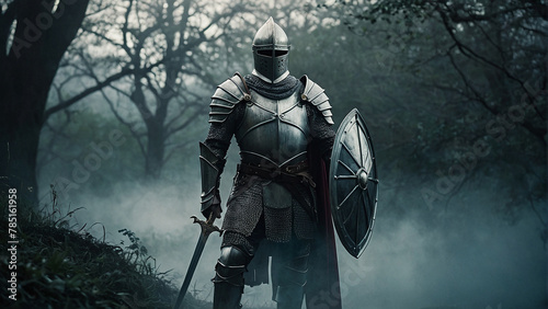 Battle of Campanella: Tale of the legend king Arthur-AI Generated Digital Art photo
