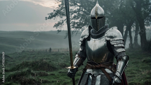 Battle of Campanella: Tale of the legend king Arthur-AI Generated Digital Art