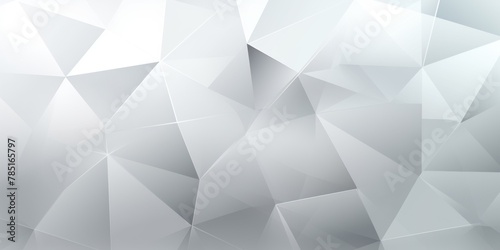 Gray and white background vector presentation design, modern technology business concept banner template with geometric shape 