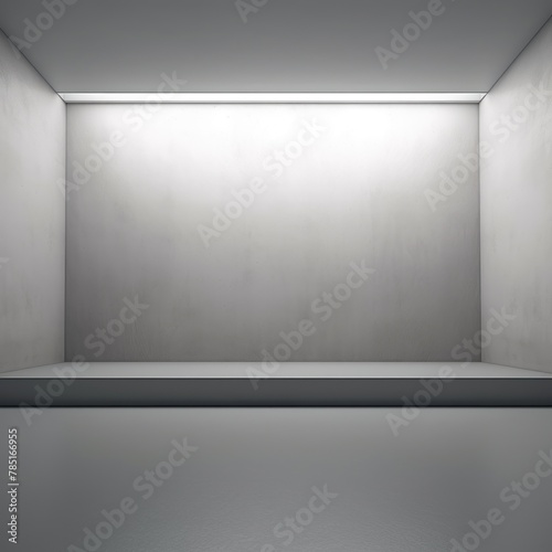 Gray background, gradient gray wall, abstract banner, studio room. Background for product display with copy space