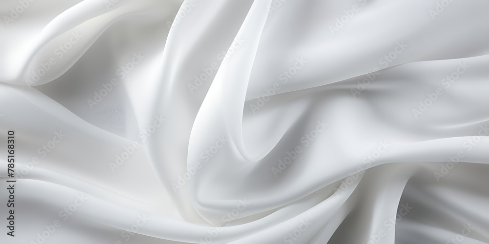 Fototapeta premium Cloth Background, White Fabric Texture
