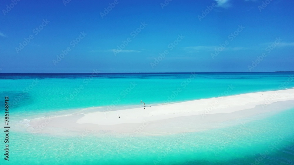 Mesmerizing view of a beautiful seascape on a sunny day