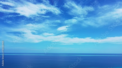 Fototapeta Naklejka Na Ścianę i Meble -  Mesmerizing view of a beautiful seascape under a cloudy sky