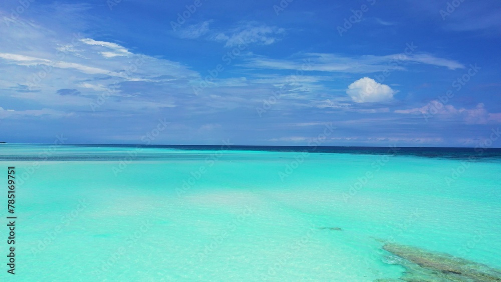 Mesmerizing view of a beautiful seascape under a cloudy sky Mesmerizing view of a beautiful seascape under a cloudy sky