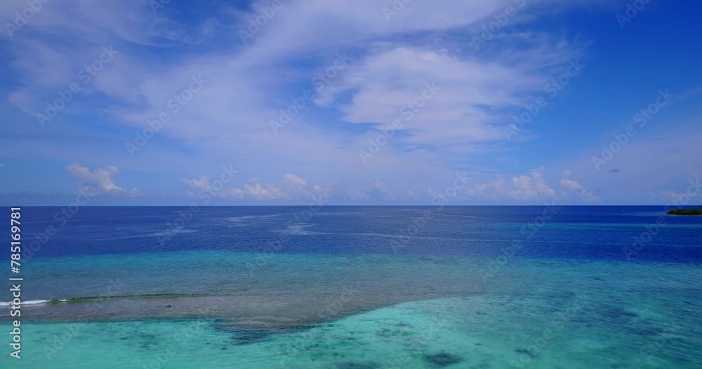 Beautiful seascape in Maldives