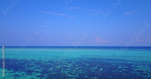 Beautiful seascape in Maldives