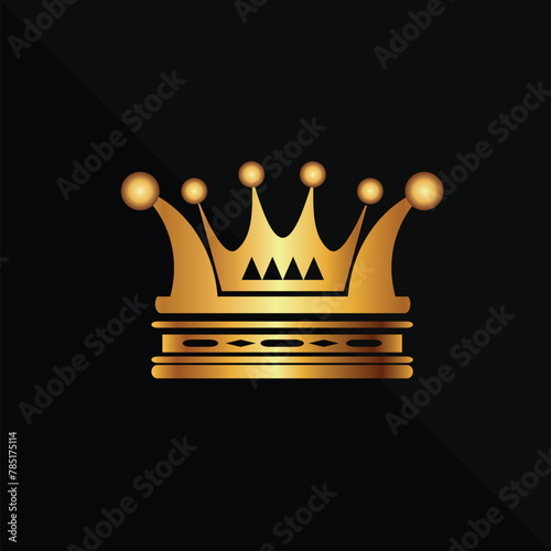  Crowning headdress for king and queen. Royal golden noble aristocrat monarchy red jewel crowns. Monarch jewels royalty luxury coronation. 3d vector illustration, eps 10