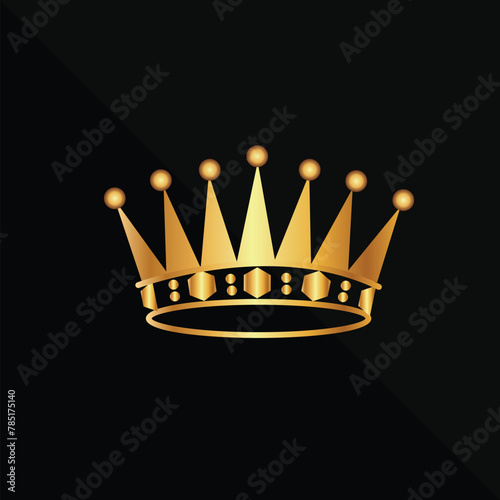 Royal golden noble aristocrat monarchy red jewel crowns. Monarch jewels royalty luxury coronation. 3d vector illustration
