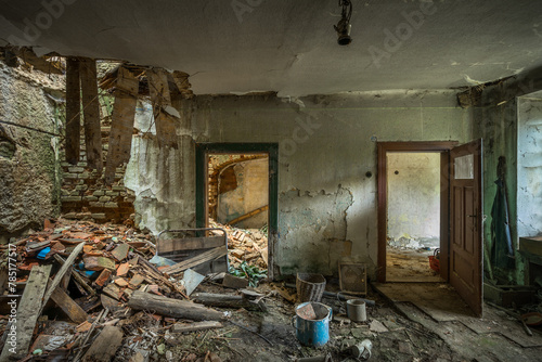 old abandoned building