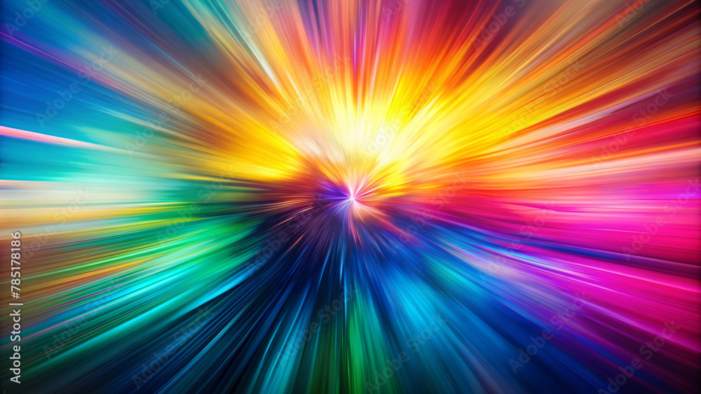 Vibrant Burst: Abstract Colorful Rays Vibrant Burst: Abstract Colorful Rays