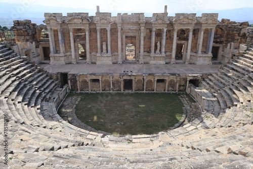 Hierapolis was originally a Phrygian cult centre of the Anatolian mother goddess of Cybele and later a Greek city. Its location was centred upon the remarkable and copious hot springs