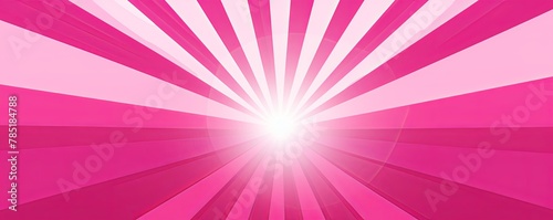 Magenta abstract rays background vector presentation design template with light grey gradient sun burst shape pattern