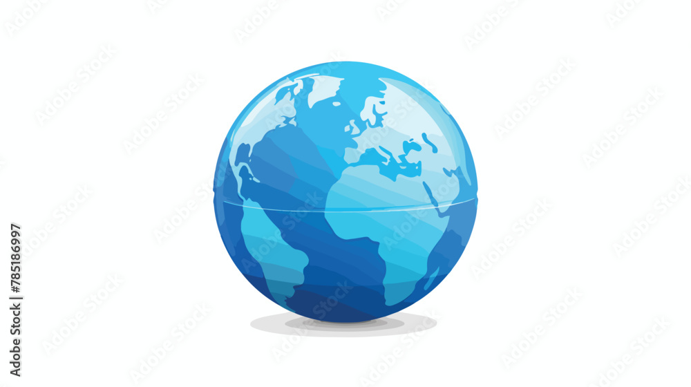 Globe icon vector. internet web sign symbol. vector illustration