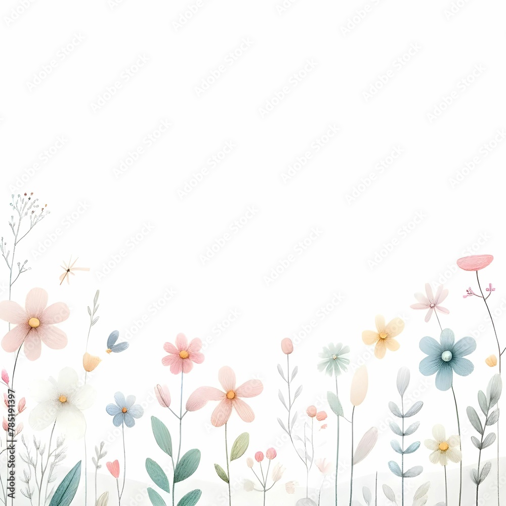 background with flowers