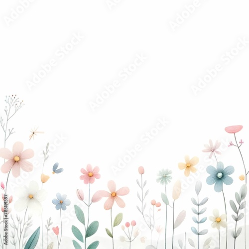 background with flowers