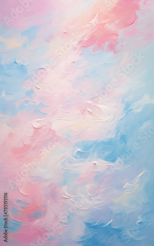 Abstract watercolor hand drawn background in pastel colors.