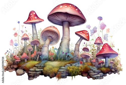 PNG Magical mushrooms nature fungus agaric.