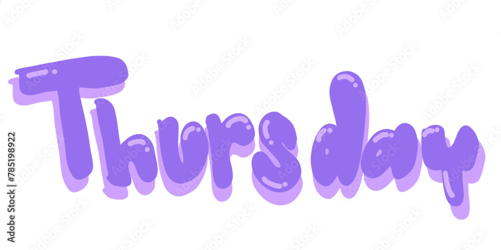3d graphic of Thursday 3d graphic of Thursday