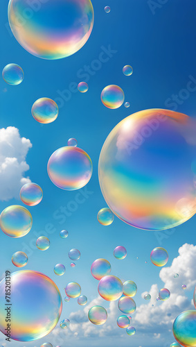 Bubbles. Generate AI.