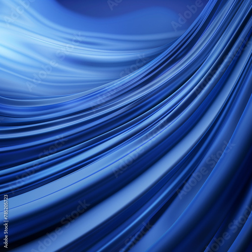 Blue abstract background 3D render