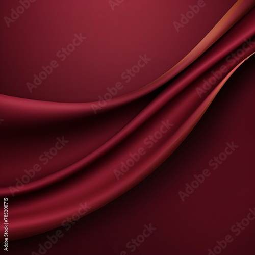Maroon background with subtle grain texture for elegant design, top view. Marokee velvet fabric backdrop with space for text or logo © Celina