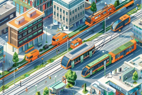 Eco-Friendly Urban Commute: Sustainable City Transportation Network