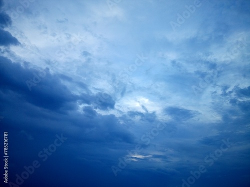 Blue Clouds in the Sky