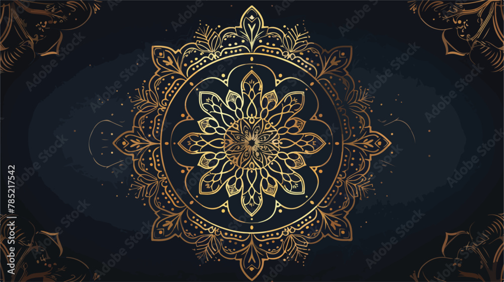 Luxury Golden Royal Mandala Design Vector for background