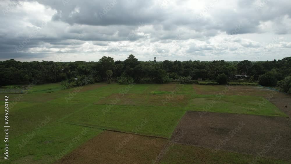 Aerial drone video of the beautiful green and lush landscape of Bangladesh Aerial drone video of the beautiful green and lush landscape of Bangladesh