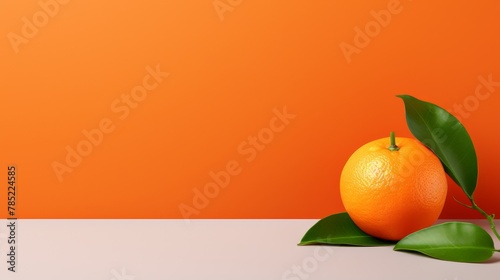 Vibrant Naranjilla on solid background. photo