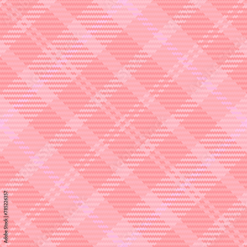 Model check fabric plaid, printout vector background texture. Multicultural pattern seamless textile tartan in red and pink colors.