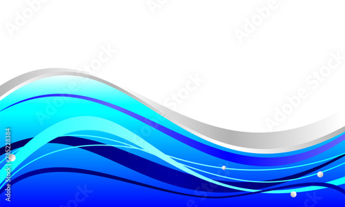 Wave abstract art background template