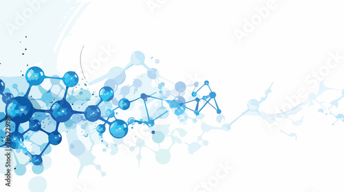 Abstract background concept with half tone theme blue