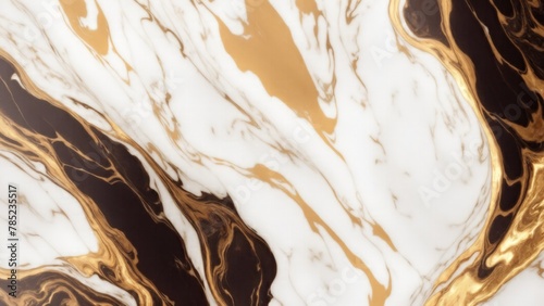 Premium luxury Brown White and gold marble background