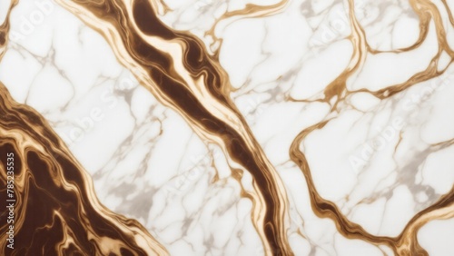 Premium luxury Brown White and gold marble background