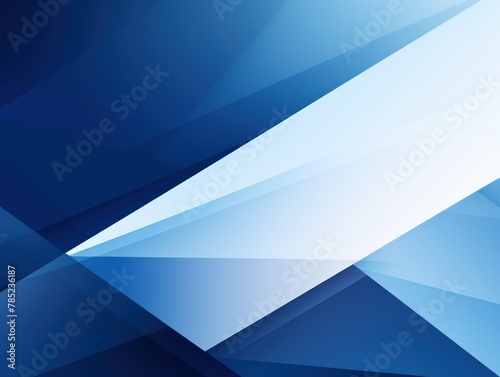 Navy Blue and white background vector presentation design, modern technology business concept banner template with geometric shape 