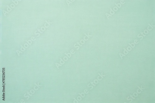 Mint Green canvas texture background, top view. Simple and clean wallpaper with copy space area for text or design