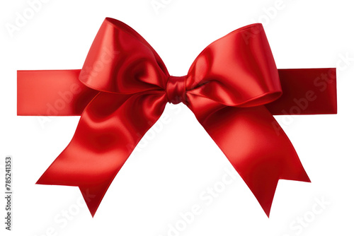 PNG red bow, transparent background