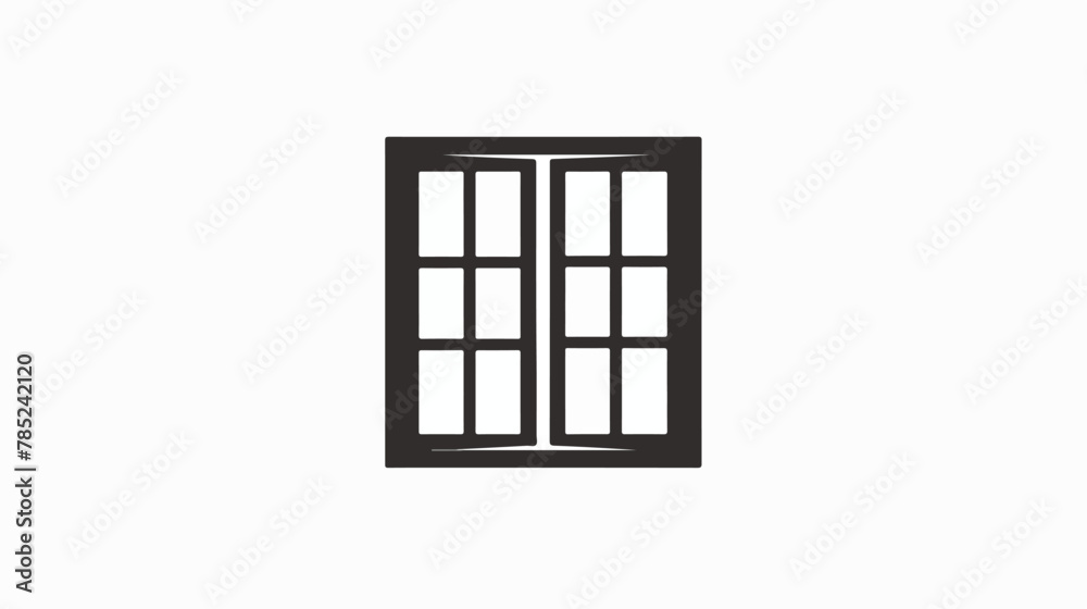 Window icon or logo isolated sign symbol vector illustration