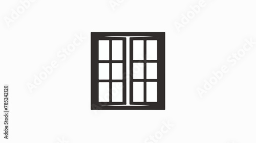 Window icon or logo isolated sign symbol vector illustration