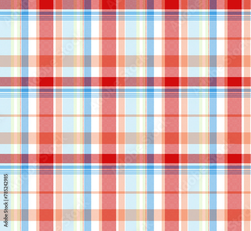 Checked seamless pattern for printing on textile, fabric, paper