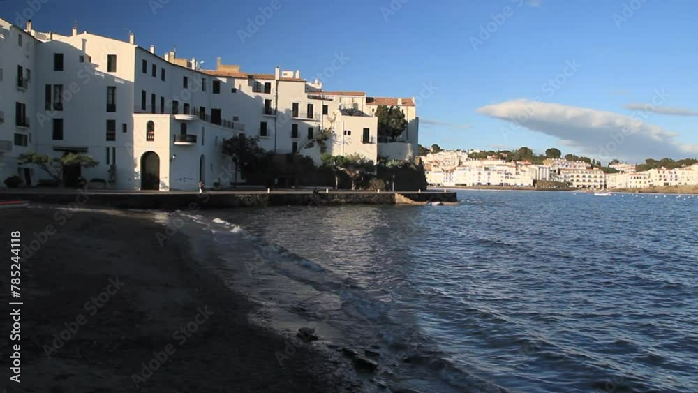 Partial view of Cadaqués. Firstly, one of the many coves that are spread throughout the bay. Costa Brava. Alt Empordar, Catalonia, Spain Partial view of Cadaqués. Firstly, one of the many coves that are spread throughout the bay. Costa Brava. Alt Empordar, Catalonia, Spain