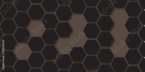 Black hexagon background. grey concrete cement stone tile wall. 3d illustration rendering. Black geometric layout template. Abstract background of modern wall. colored paper in dark colors. 
