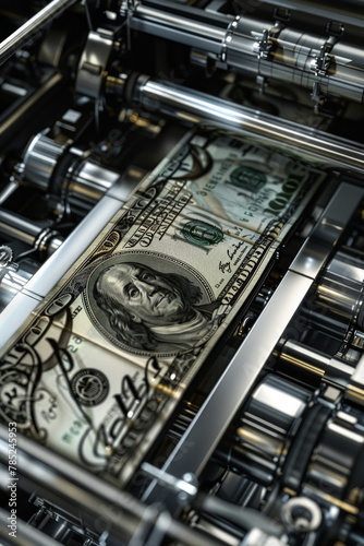 A money printing machine
